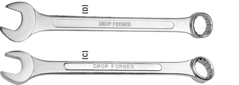 Combination Spanners, Raised & Recessed Panel
