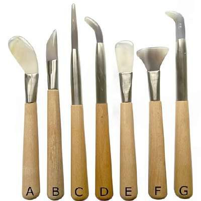 Agate Burnisher With Round Handle