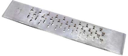 Draw Plate Multi Shape Holes Draw Plate Multi Shape Holes