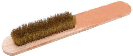 Brass Brush With Wooden Handle