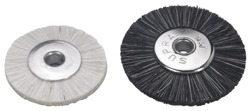 Unmounted Hair Brush Black/White