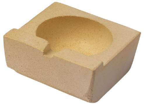 Square Melting Dish with Round Inner Cavity