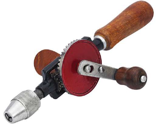 Hand Drill With Chuck 1/4"