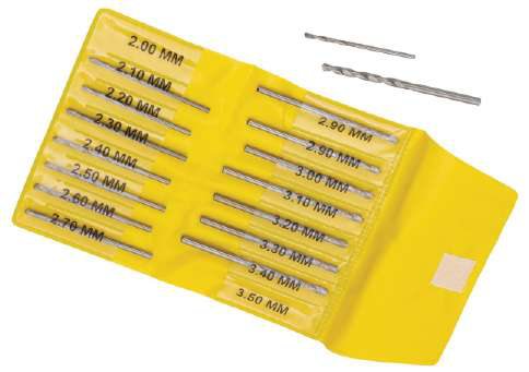 Hss Drill Set of 16 In Pouch