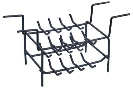 Ultrasonic Cleaning Rack Holds 32 Rings