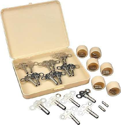 Clock Key Assortment Set of 36 In Plastic Box