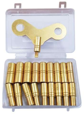 Clock Key Assortment Set of 18 In Plastic Box (000 to 15 Nos.)