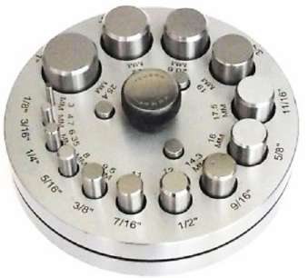 Round Disc Cutter Set of 14 Punch Size 1/2" to 1" Inch