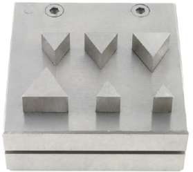 Triangle Punch Disc Cutter Set of 6 Punch Size 8 , 10 , 12 , 14 , 16 , 18 mm