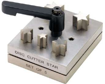 Star Punch Disc Cutter Set of 5 With Handle