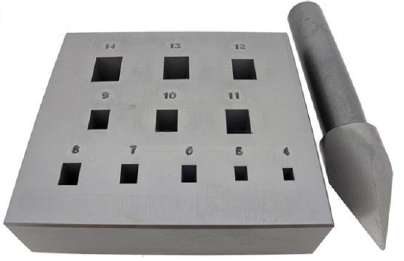 Bezel Block Rectangle Hole