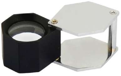 Eye Loupe 21 mm - 20 X Chrome & Black