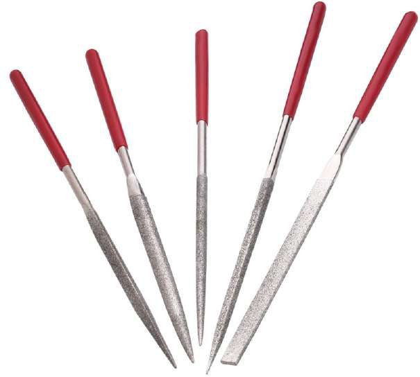 Diamond Cut File Set of 5 , 14 Cm Size