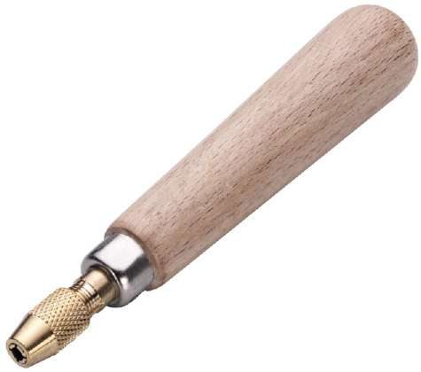 Wooden File Handle Collet Type Holds 14 Cm & 16 Cm Files
