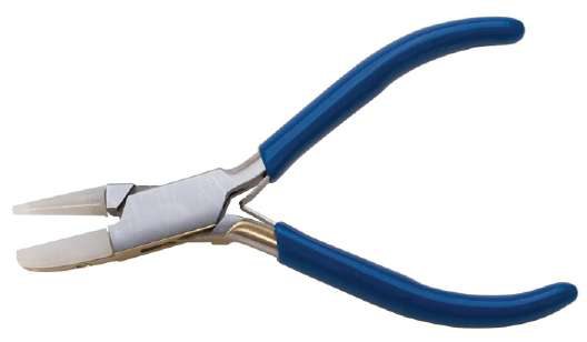 Plier Flat & Round Nylon Jaw Combined 5" Inch Heavy