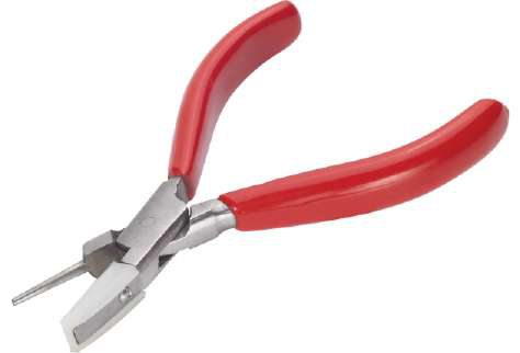 Plier Flat Nylon Jaw & Round Nose Combined 5" Inch Heavy