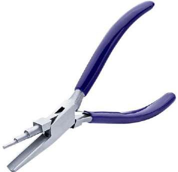Plier Wire Wrapping Concave Nose & Stepped Round Nose 5" Inch