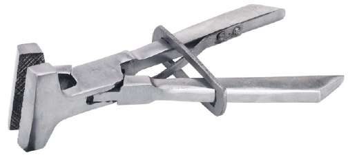 Pliers For Drawing Wire with Serrated Teeth & Ring