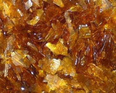 Dewaxed Amber Shellac Flakes