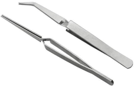 Tweezer Cross Lock Straight & Curved 165 mm Long
