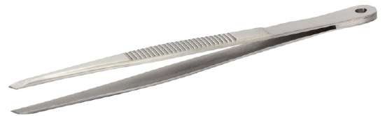 Soldering Tweezer with Angeled & Bevelled Tip 140 mm Long