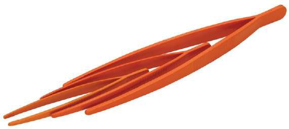 Plastic Tweezer Set of 3 with Serrated Jaws 6" , 7" & 10" Inch