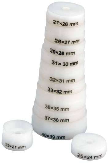 Extra Nylon Dies Set of 12 6 Reversible (mm ) : 21x22 , 27x28 , 31x32